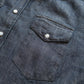 Denim Pearlsnap Shirt - Rinsed Indigo