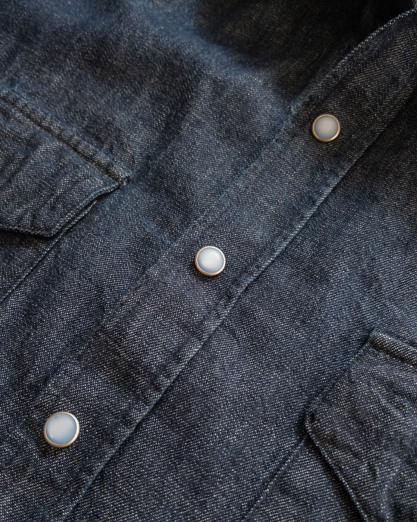 Denim Pearlsnap Shirt - Rinsed Indigo