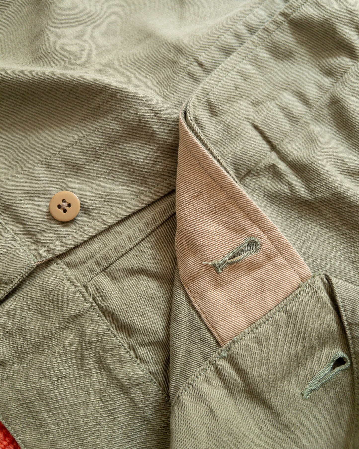 Cotton/Linen Twill Daytripper Jacket - Faded Olive