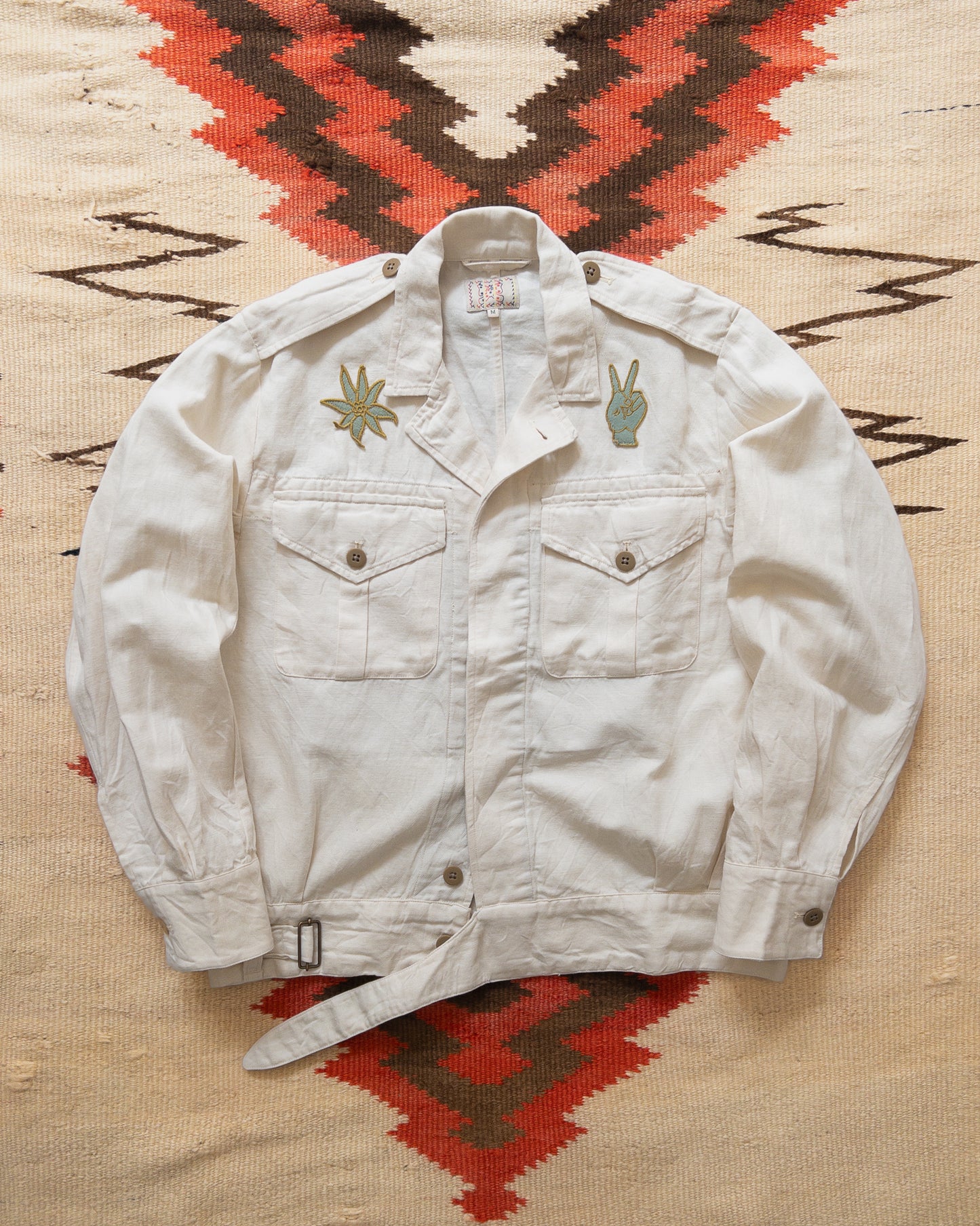 Cotton/Linen Twill Daytripper Jacket - Unbleached