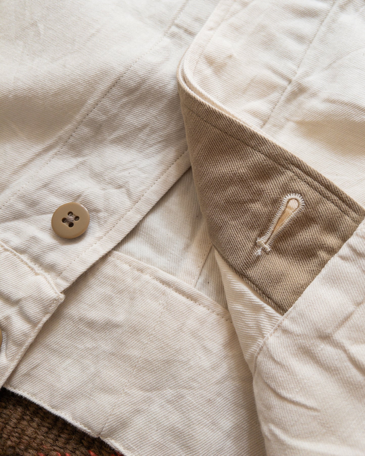 Cotton/Linen Twill Daytripper Jacket - Unbleached