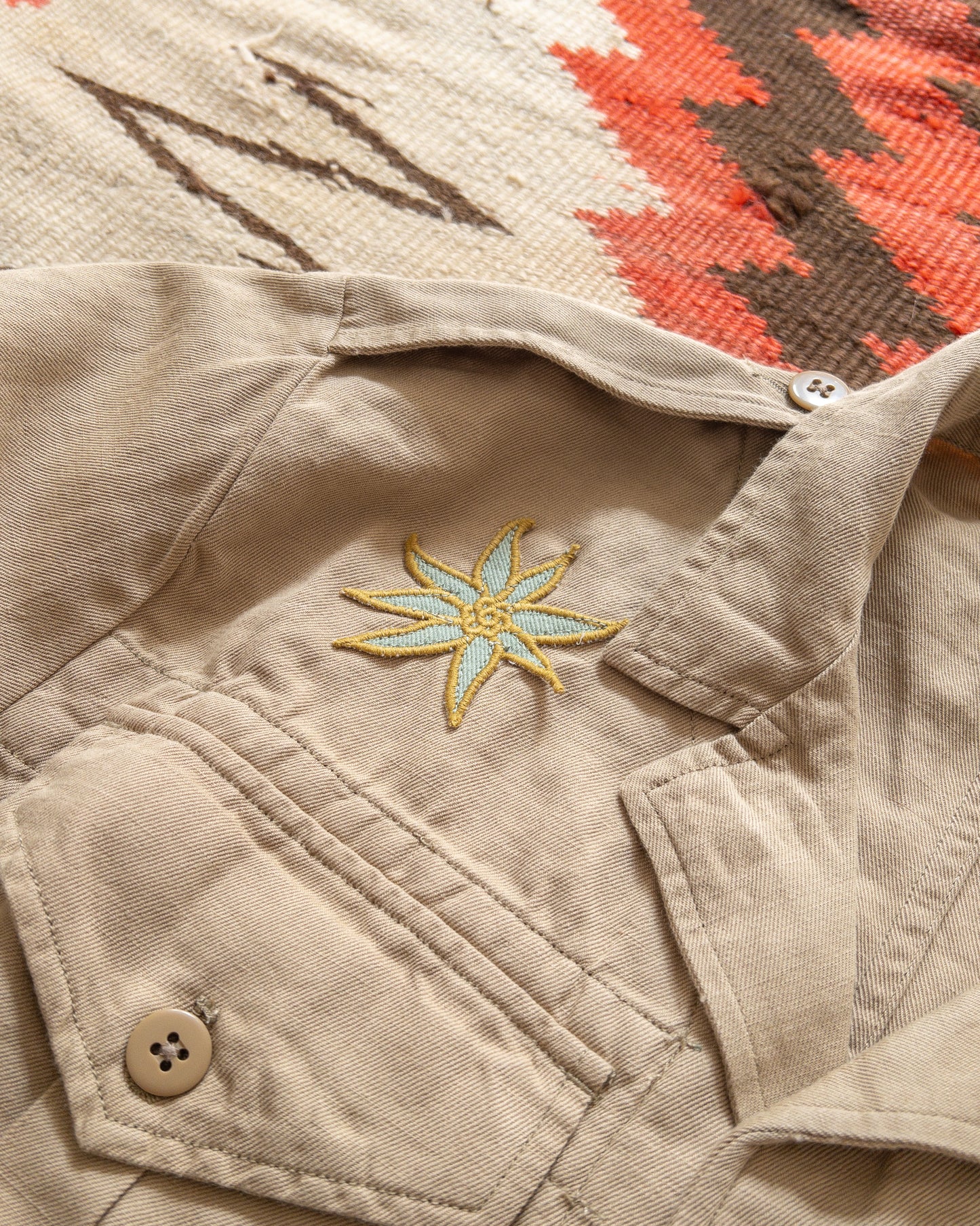 Cotton/Linen Twill Daytripper Jacket - Camp Khaki