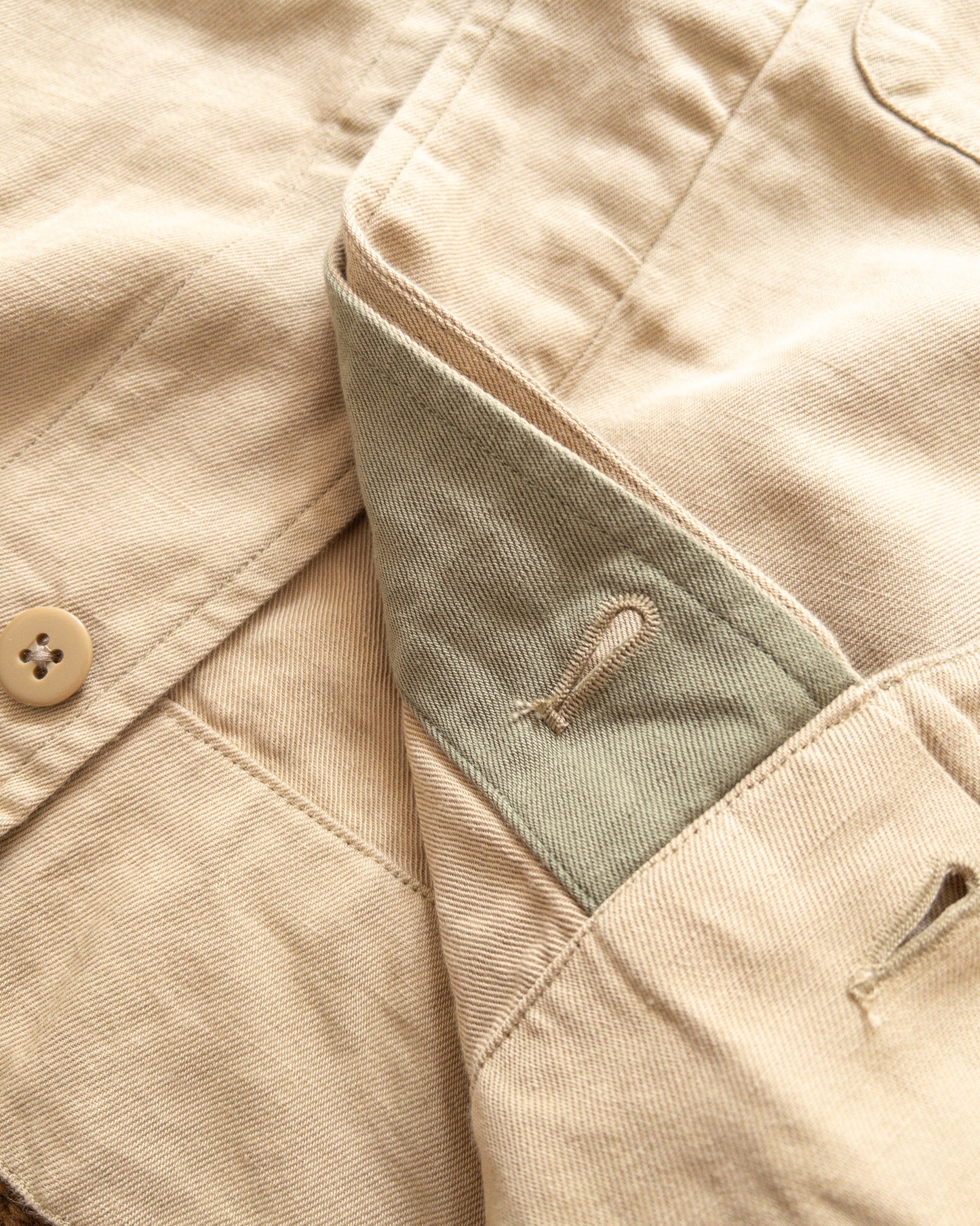 Cotton/Linen Twill Daytripper Jacket - Camp Khaki