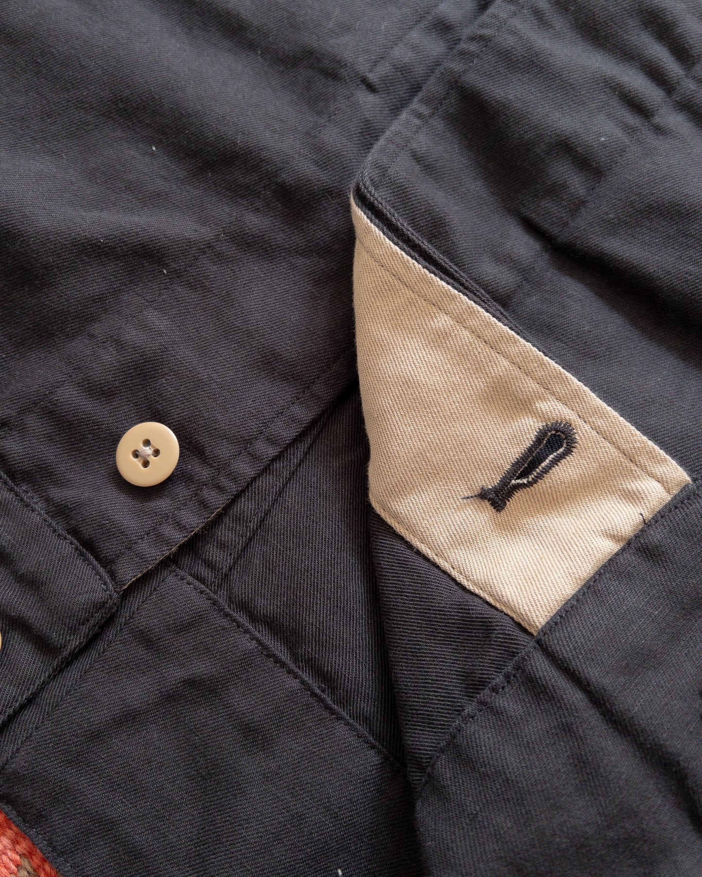 Cotton/Linen Twill Daytripper Jacket - Faded Black