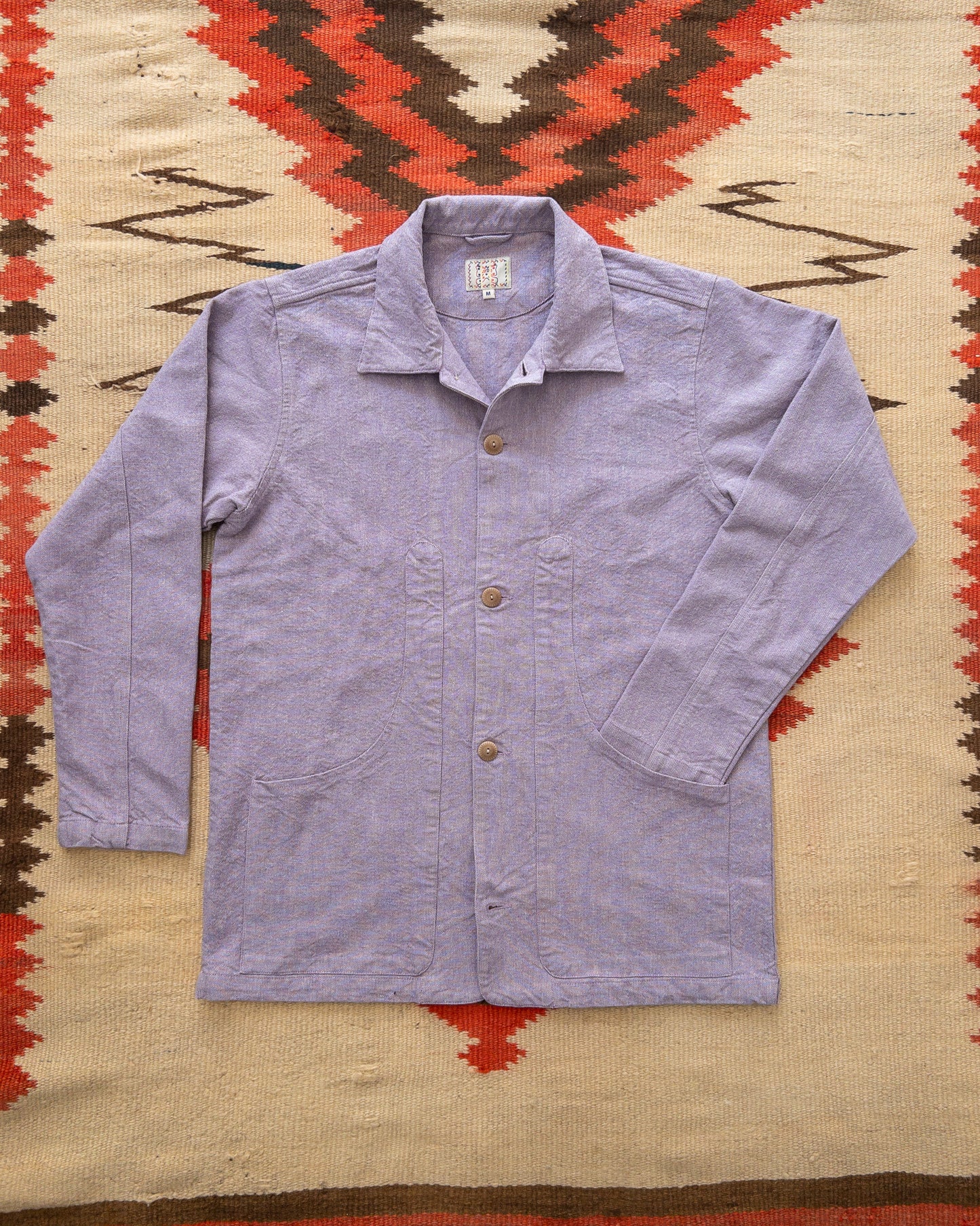 Rustic Plainweave Hunting Jacket - Hazy Purple