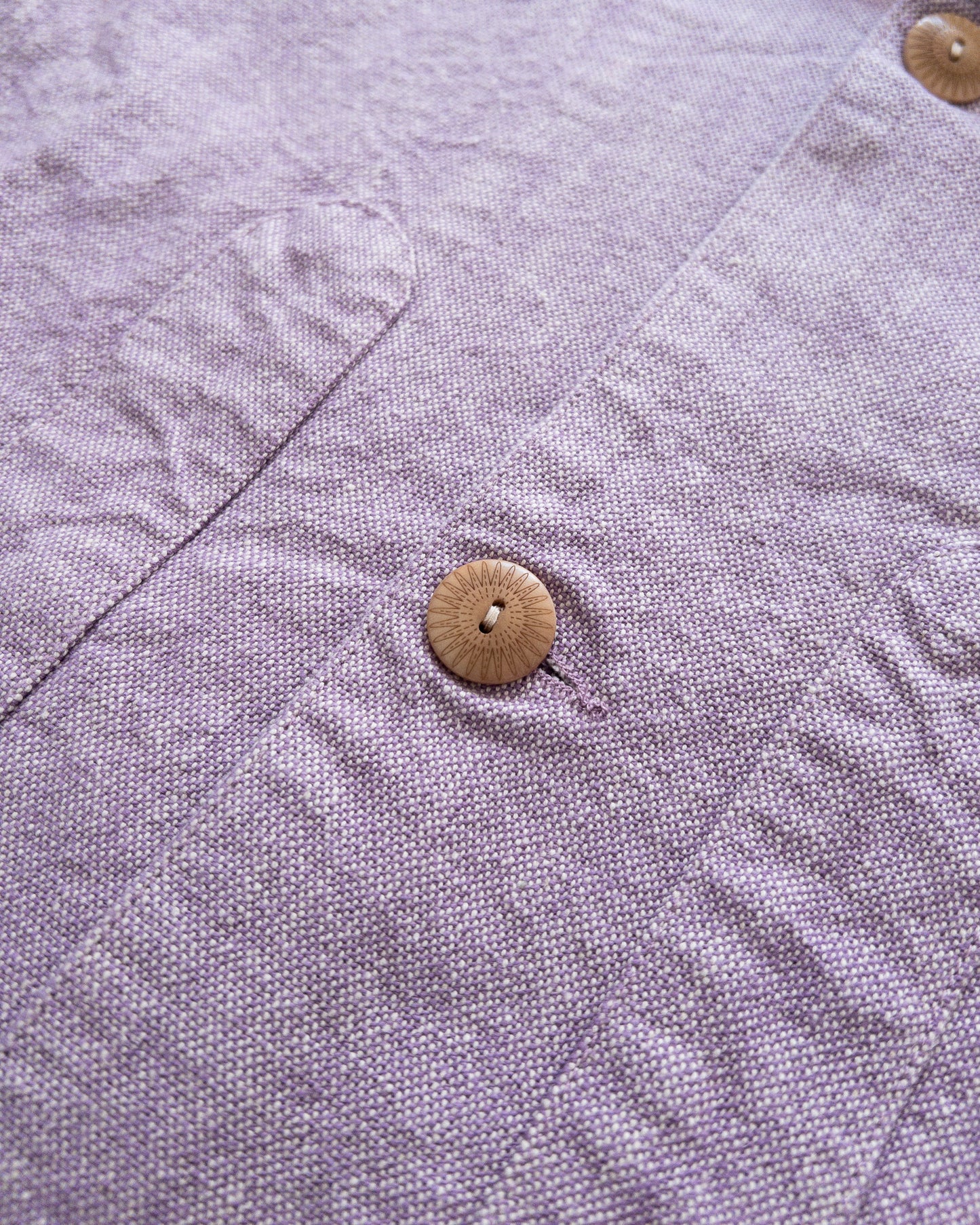 Rustic Plainweave Hunting Jacket - Hazy Purple