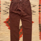 Rustic Plainweave Chino - Chocolate Brown