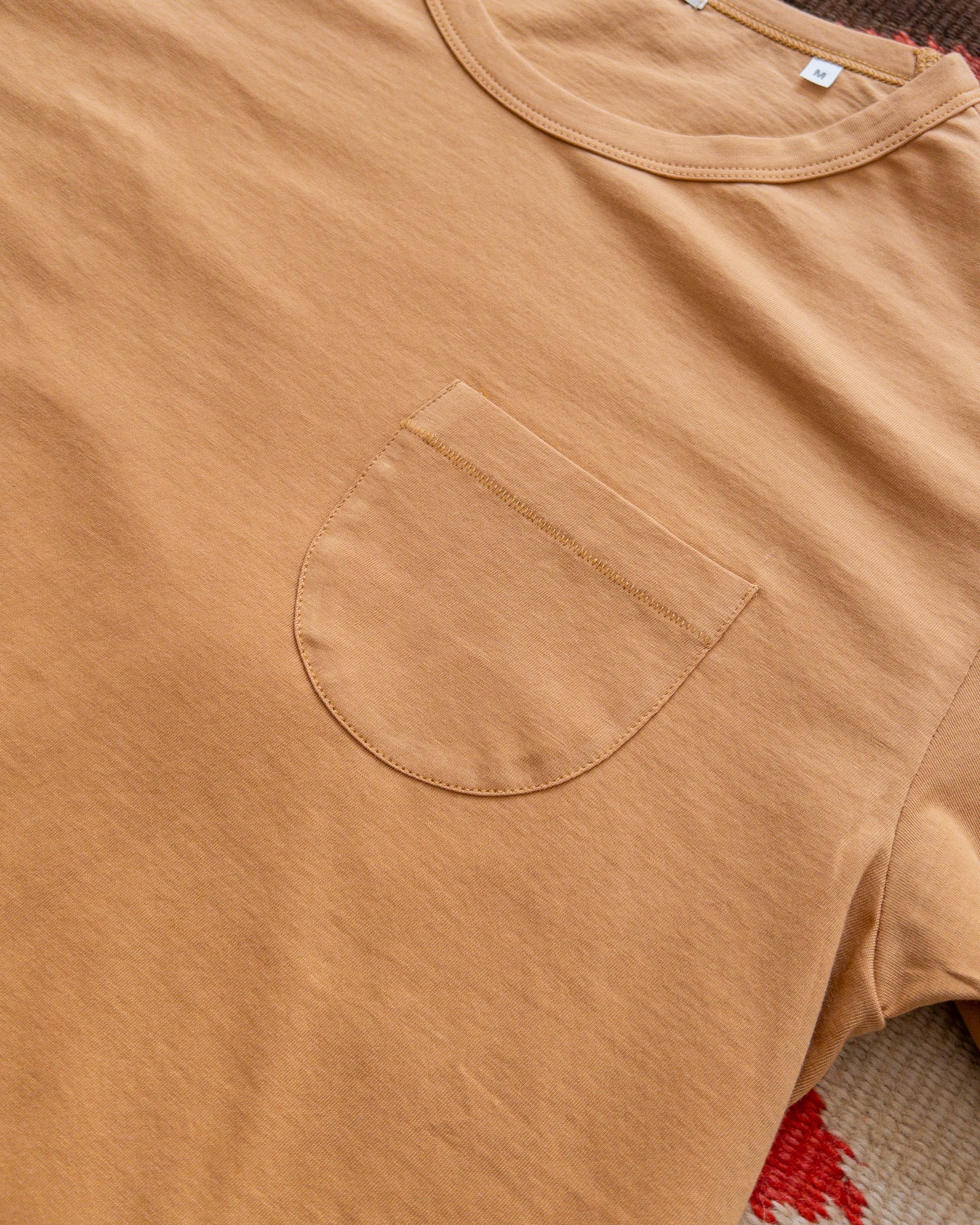 Tubular Pocket Tee Shirt - Apricot