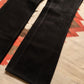 Nubuck Five Pocket Flares - Black