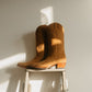 Snuff suede Western Cowboy Boots