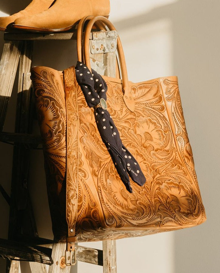 Wythe Western Tooled Bag