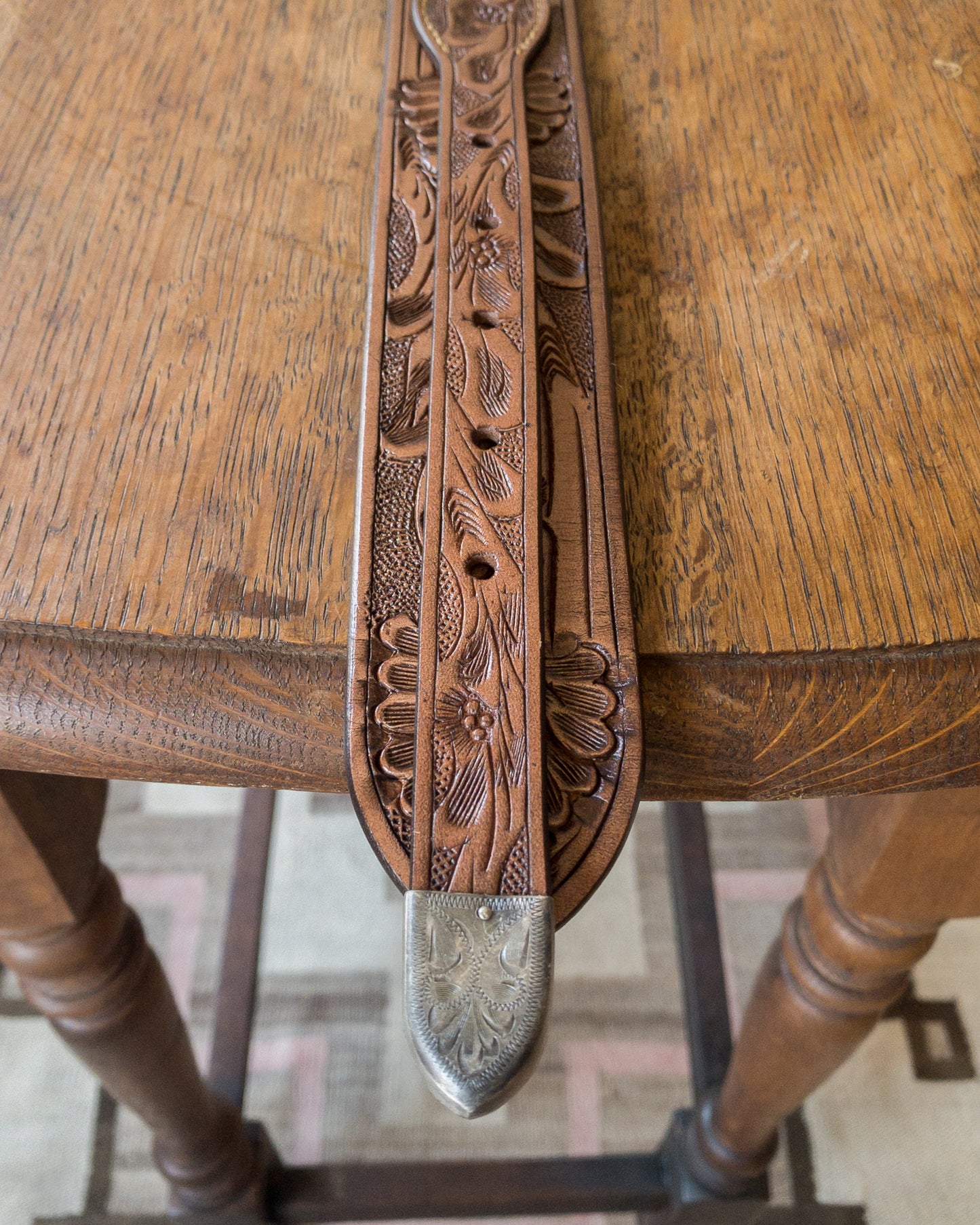 Western Tooled Ranger Belt