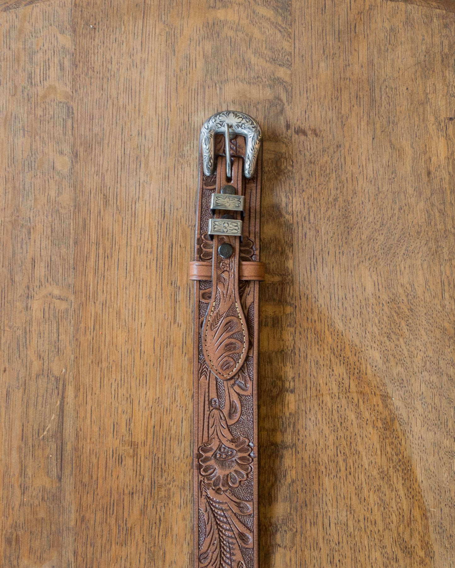 Western Tooled Ranger Belt