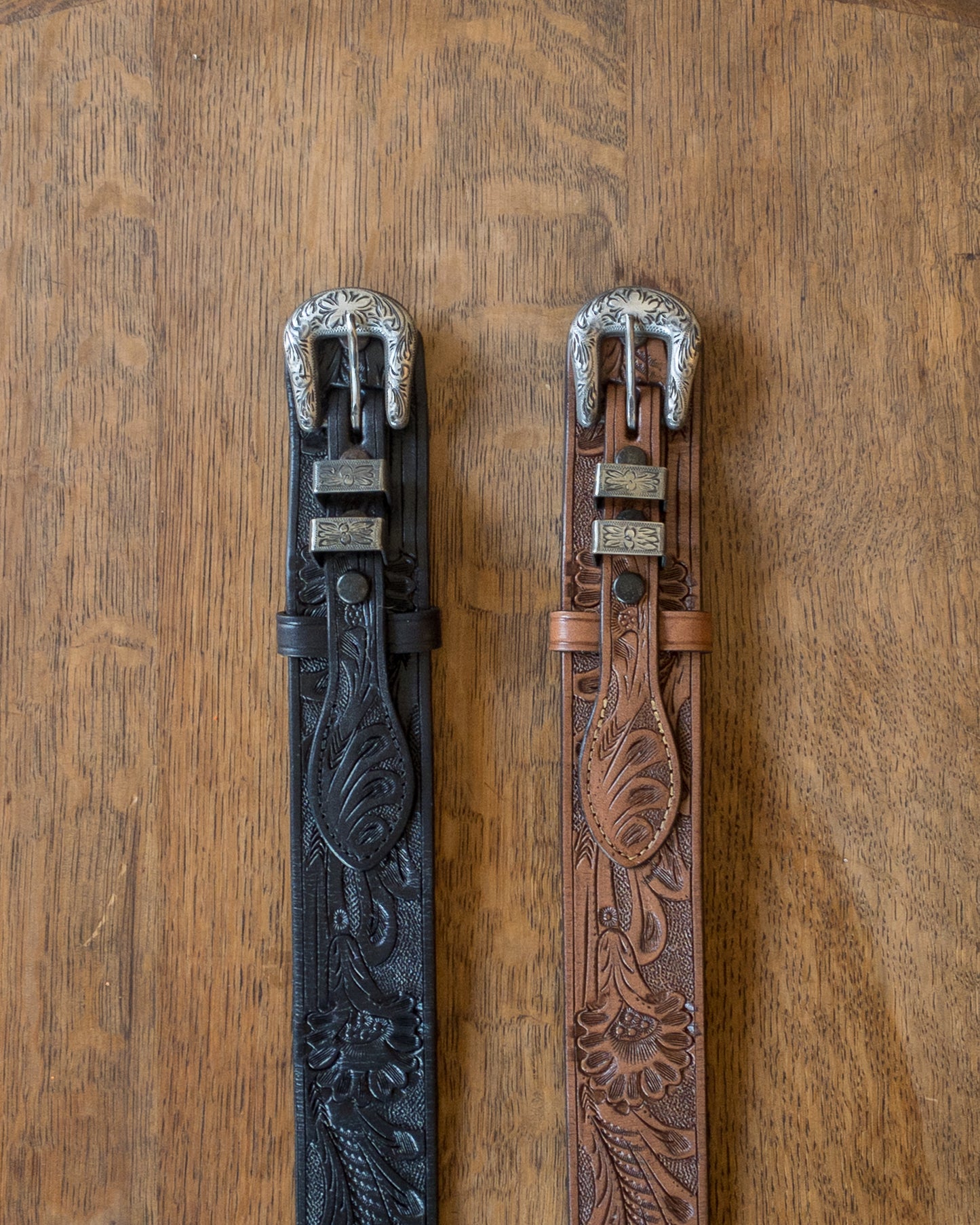 Western Tooled Ranger Belt