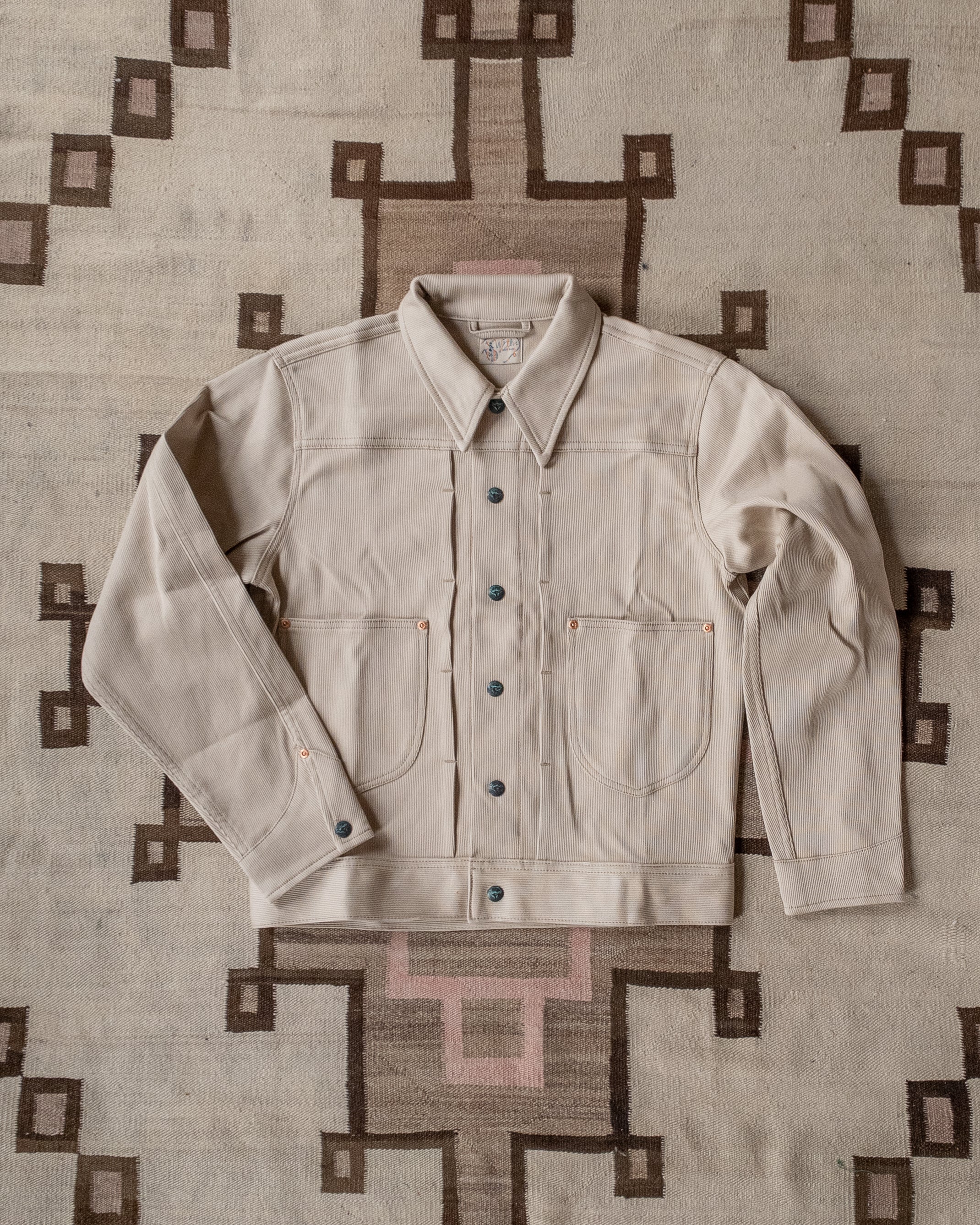 Off White Bedford Cord Ranch Jacket – Wythe New York