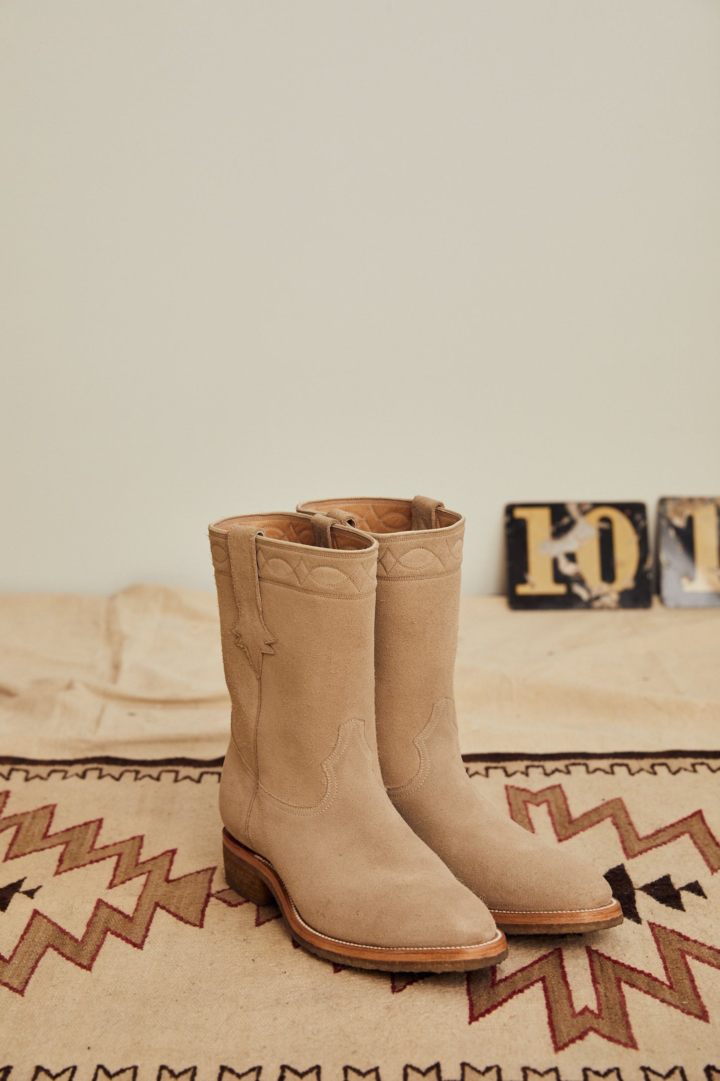 Sand Suede Roper Boots