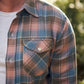 Washed Flannel Workshirt - Trout River Hearth Plaid