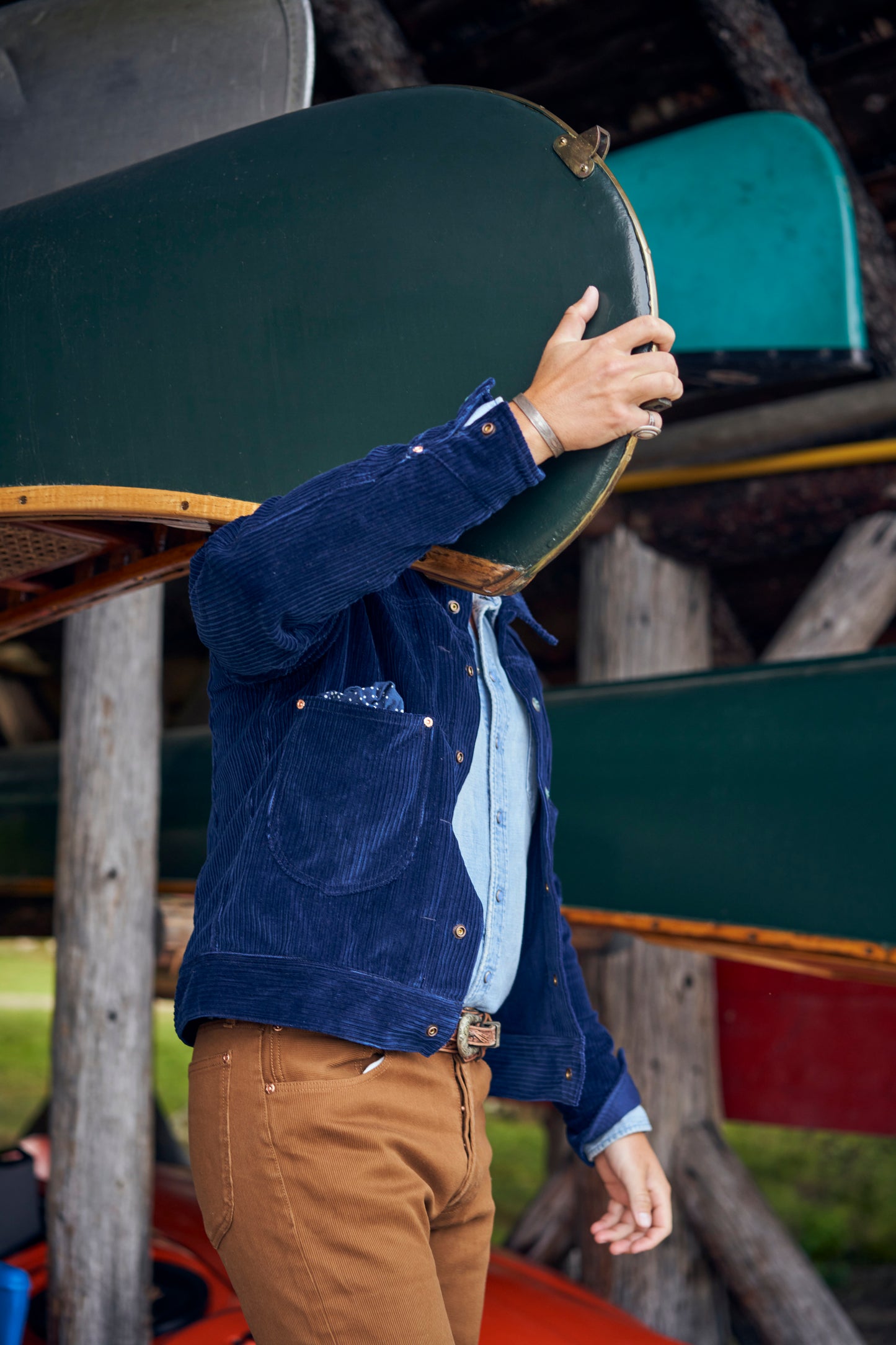 Japanese Indigo Corduroy Ranch Jacket