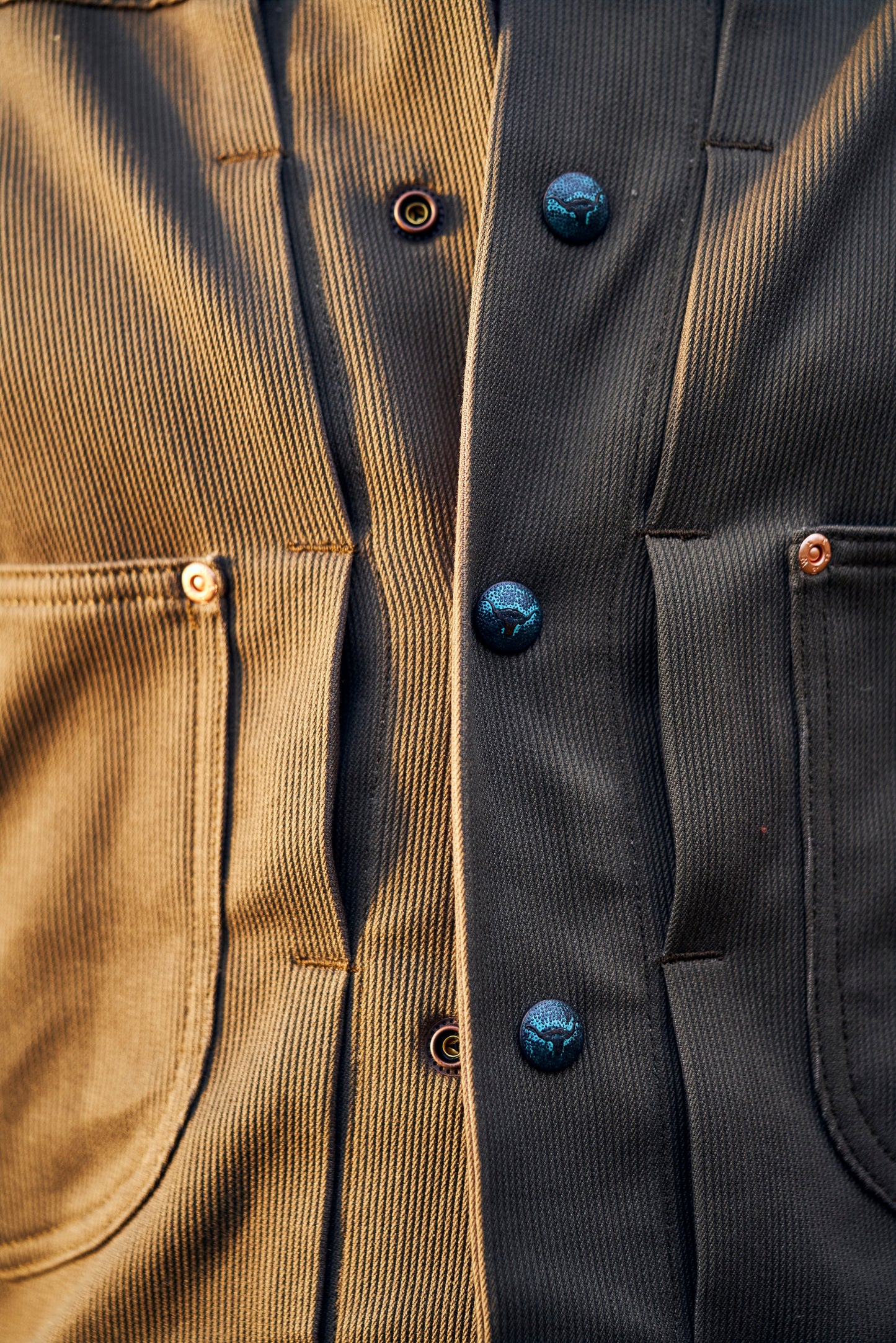 Faded Olive Bedford Cord Ranch Jacket