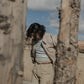 Organic Cotton Striped Tee - Sagebrush/Khaki