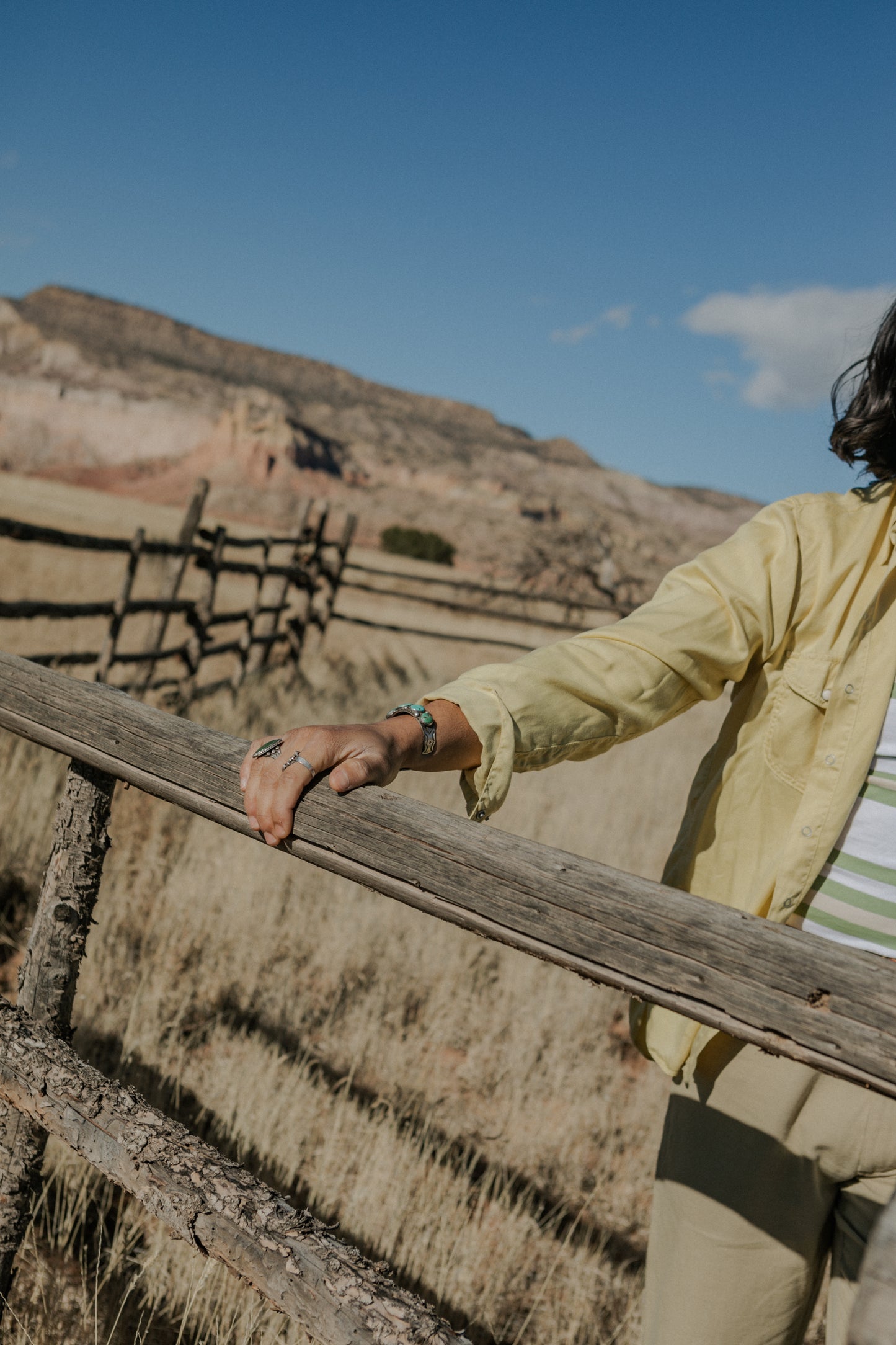 Tencel Gabardine Pearlsnap Shirt - Sunshine