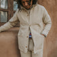Rustic Plainweave Hunting Jacket - Natural Undyed